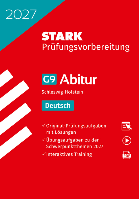STARK Deutsch - Abitur 2027 Schleswig-Holstein - Pr&uuml;fungsvorbereitung