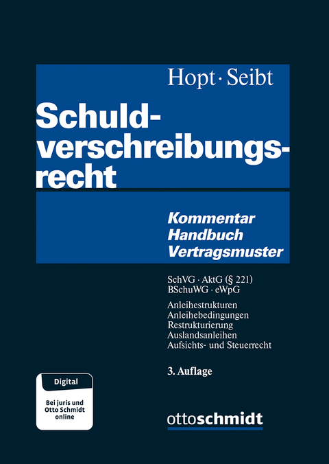 Schuldverschreibungsrecht - Christian Aders, Jochen Artzinger-Bolten, Alexander Behrens, Johannes Beil, Jens-Hinrich Binder, Leo Borchardt, Nikolaus Bunting, Thomas Diehn, Timo Fest, Christoph Gleske, Klaus J. Hopt, Roger Kiem, Daniel Klingenbrunn, Marvin Knapp, Boris Kopp, Tobias Krug, Christoph Kumpan, Urs B. Lendermann, Sacha Lürken, Robin Misterek, Mark K. Oulds, Mehmet Özbay, Leo Plank, Marius Rätz, Marlene Ruf, Christian Ruoff, Kevin Schröder, Simon Schwarz, Christoph H. Seibt, Bernd Singhof, Michael Taufner, Christoph Thole, Franҫois Warken, Lars Westpfahl, Martin Wilhelmi, Karsten Wöckener
