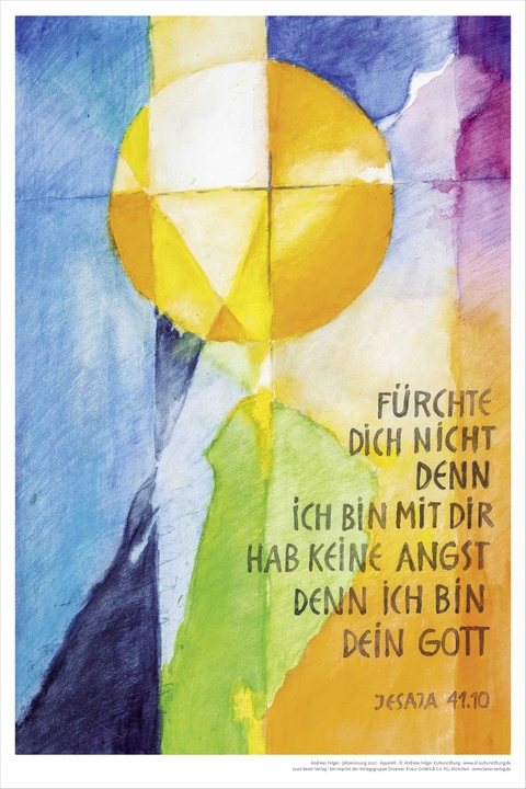 Jahreslosung 2027 Andreas Felger, Kunstdruck 40 x 60 cm - Andreas Felger