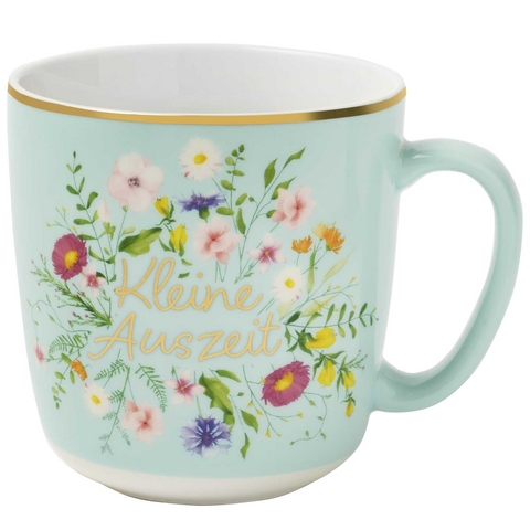 Bl&uuml;tentr&auml;ume Kaffeebecher "Kleine Auszeit", 350 ml - 