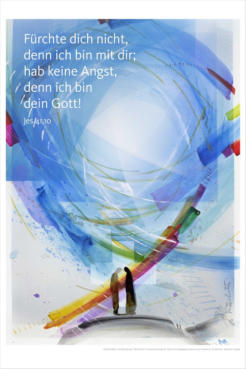Jahreslosung Eberhard Münch 2027, Kunstdruck 40 x 60 cm - Eberhard Münch