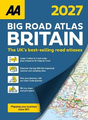 AA Big Road Atlas Britain 2027