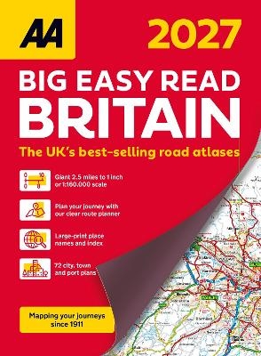 AA Big Easy Read Atlas Britain 2027