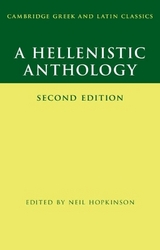 A Hellenistic Anthology - Hopkinson, Neil