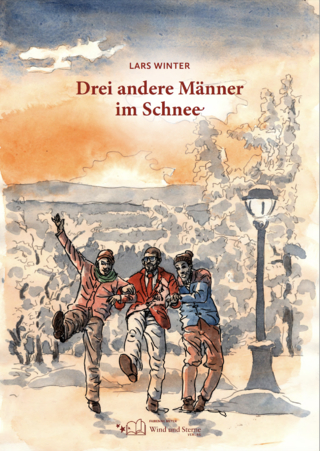 Drei andere Männer im Schnee