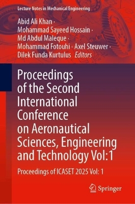 Proceedings of the Second International Conference on Aeronautical Sciences, Engineering and Technology Vol:1 - 