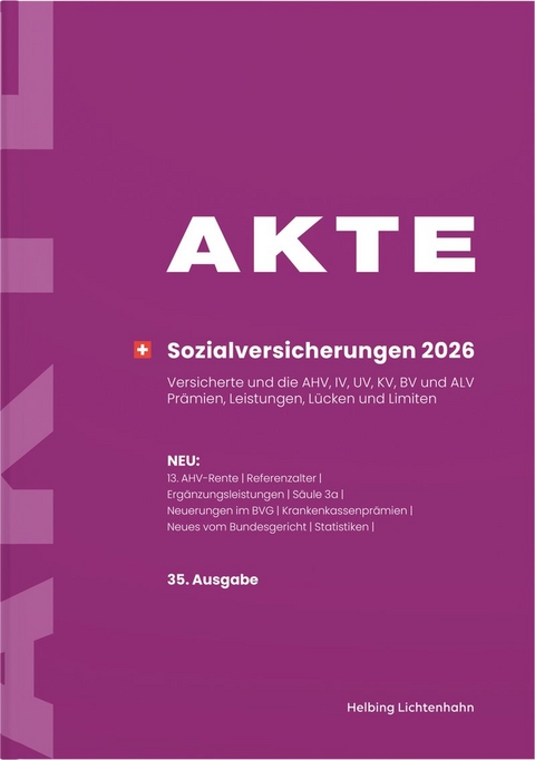 AKTE Sozialversicherungen 2026