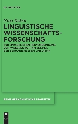 Linguistische Wissenschaftsforschung - Nina Kalwa
