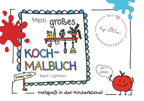 Mein großes Koch- Malbuch - Michaela Zwingler