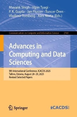 Advances in Computing and Data Sciences - 