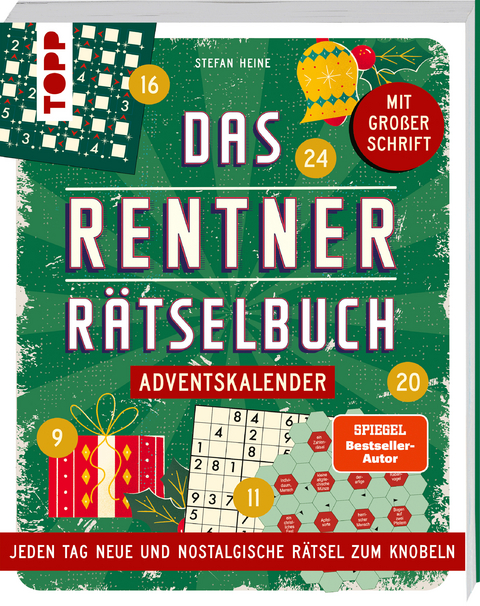 Der ultimative Rentner-R&auml;tselbuch-Adventskalender - Stefan Heine