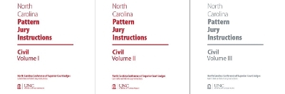 North Carolina Pattern Jury Instructions for Civil Cases, 2019 Edition - Ann M. Anderson