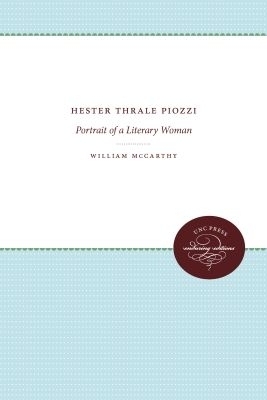 Hester Thrale Piozzi - William McCarthy