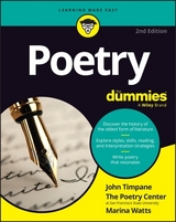 Poetry For Dummies - Timpane, John; Watts, Maureen