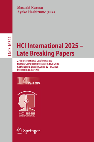 HCI International 2025 – Late Breaking Papers