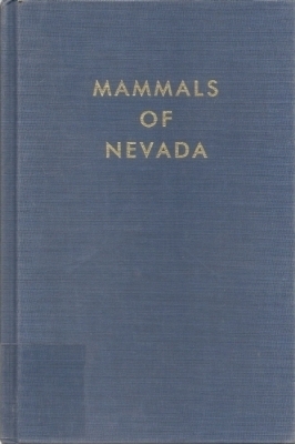 Mammals of Nevada -  University of Nevada Press