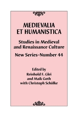 Medievalia et Humanistica, No. 44 - 