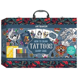 Art Maker How to Draw Tattoos Carry Case