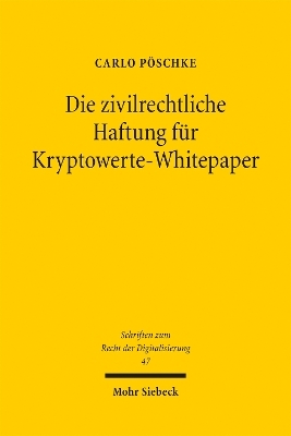 Die zivilrechtliche Haftung für Kryptowerte-Whitepaper