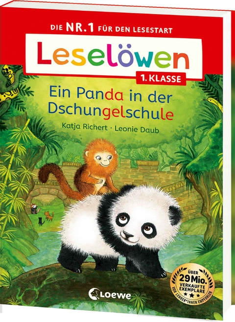 Leselöwen 1. Klasse - Ein Panda in der Dschungelschule - Katja Richert