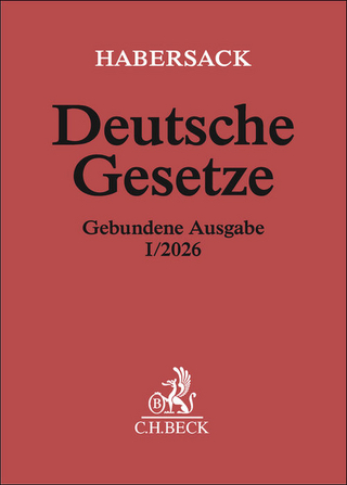 Deutsche Gesetze Gebundene Ausgabe I/2026
