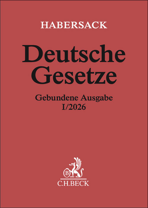 Deutsche Gesetze Gebundene Ausgabe I/2026 - 