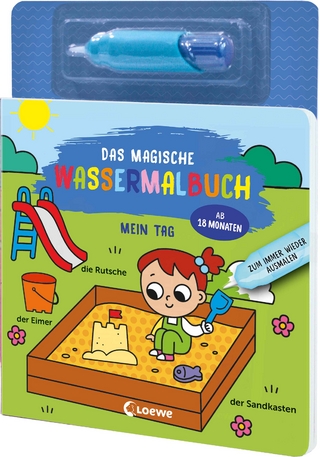 Das magische Wassermalbuch - Mein Tag