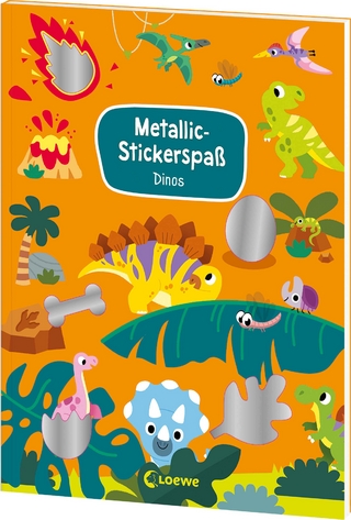 Metallic-Stickerspaß - Dinos