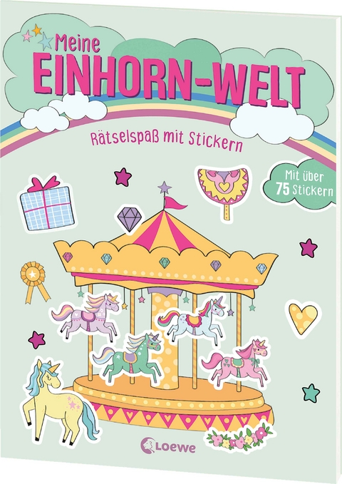 Meine Einhorn-Welt - R&auml;tselspa&szlig; mit Stickern