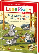 Lesel&ouml;wen 1. Klasse - Drei Waschb&auml;ren f&uuml;r alle F&auml;lle - Christian Tielmann