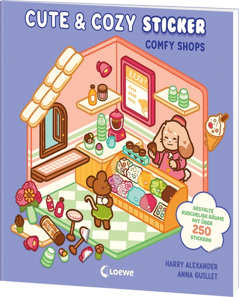 Cute & Cozy Sticker - Comfy Shops