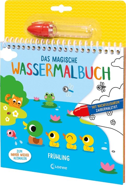 Das magische Wassermalbuch - Fr&uuml;hling