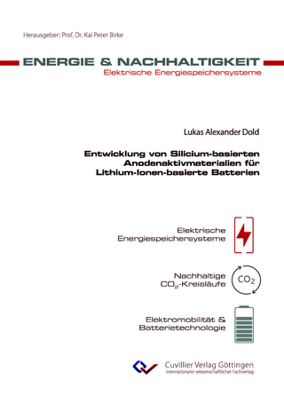 Entwicklung von Silicium-basierten Anodenaktivmaterialien für Lithium-Ionen-basierte Batterien