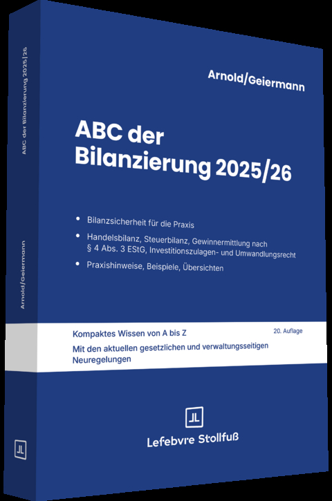 ABC der Bilanzierung 2025/2026 - Holm Geiermann, Andreas Arnold