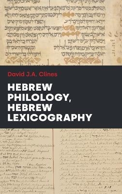 Hebrew Lexicography Hebrew Philology