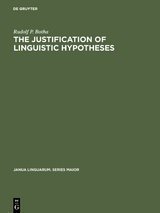 The Justification of Linguistic Hypotheses - Rudolf P. Botha