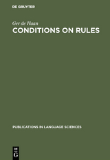Conditions on Rules - Ger de Haan