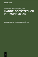 Buch III (Handelsgesch&auml;fte) - 