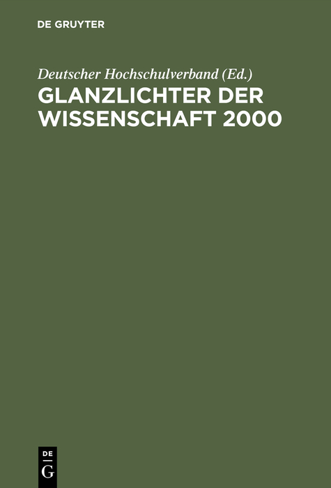 Glanzlichter der Wissenschaft 2000 - 