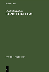 Strict finitism - Charles F. Kielkopf
