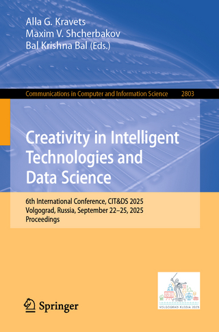 Creativity in Intelligent Technologies and Data Science