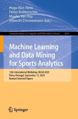 Machine Learning and Data Mining for Sports Analytics - 