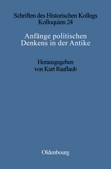 Anf&auml;nge politischen Denkens in der Antike - 