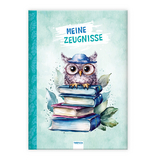 TR&Ouml;TSCH - Zeugnismappe A4 wattiert Eule - 