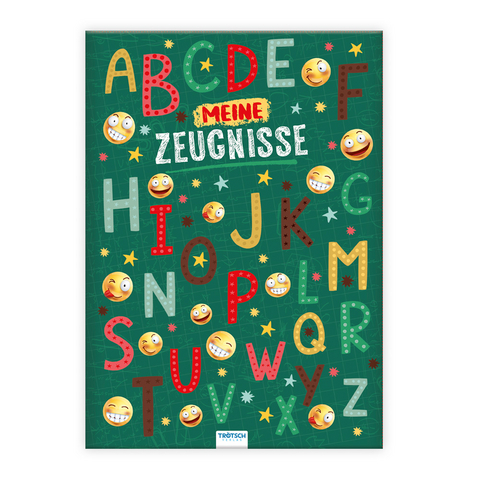 TR&Ouml;TSCH - Zeugnismappe A4 wattiert ABC Smile - 