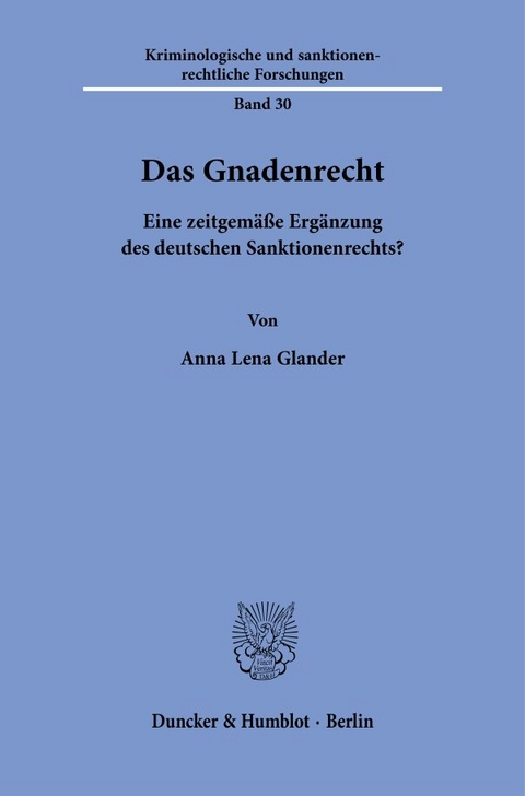 Das Gnadenrecht - Anna Lena Glander