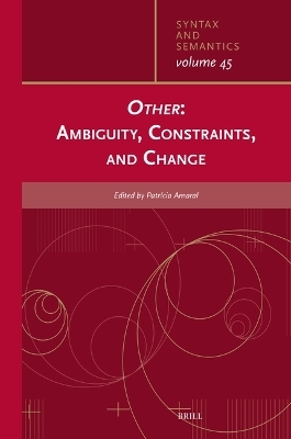 Other: Ambiguity, Constraints, and Change - 