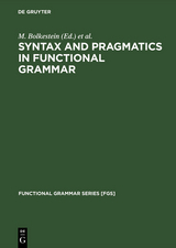 Syntax and Pragmatics in Functional Grammar - 