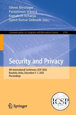 Security and Privacy - 