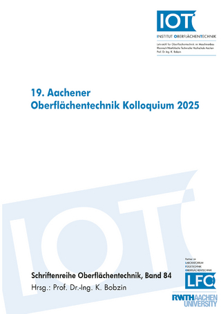 19. Aachener Oberflächentechnik Kolloquium